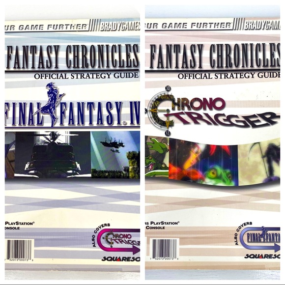 🎮👉RARE!! BradyGames Official Strategy Guide Final Fantasy IV & Crono Trigger - Picture 1 of 13